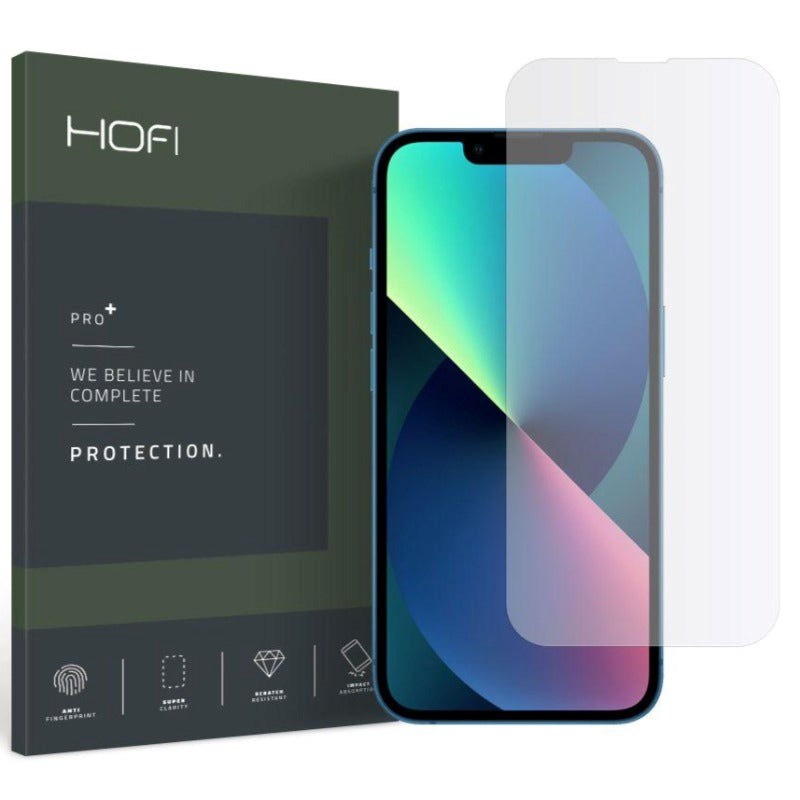 iPhone 13 / 13 Pro Hofi Hybrid Pro+ Screen Protector - Case Friendly - Transparent