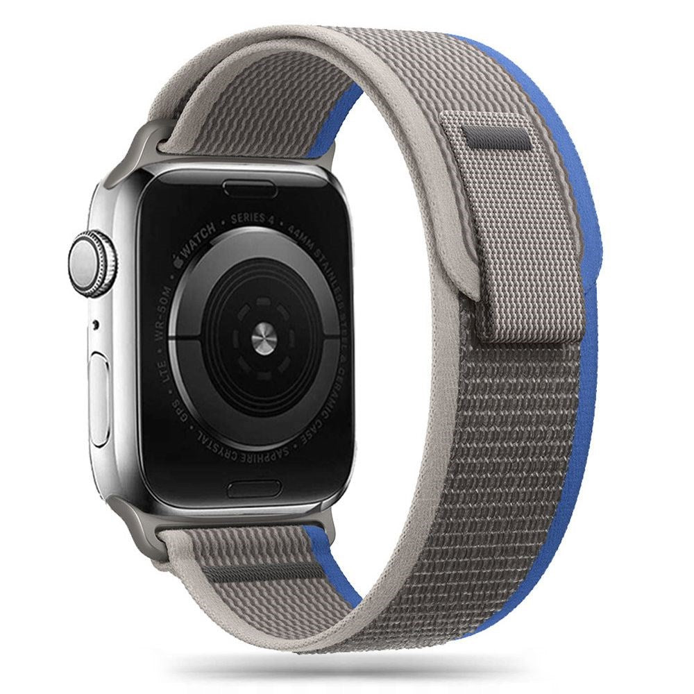 Nylon Pro Strap for Apple Watch (42/44/SE/45/46/49mm) Tech-Protect - Grey / Blue