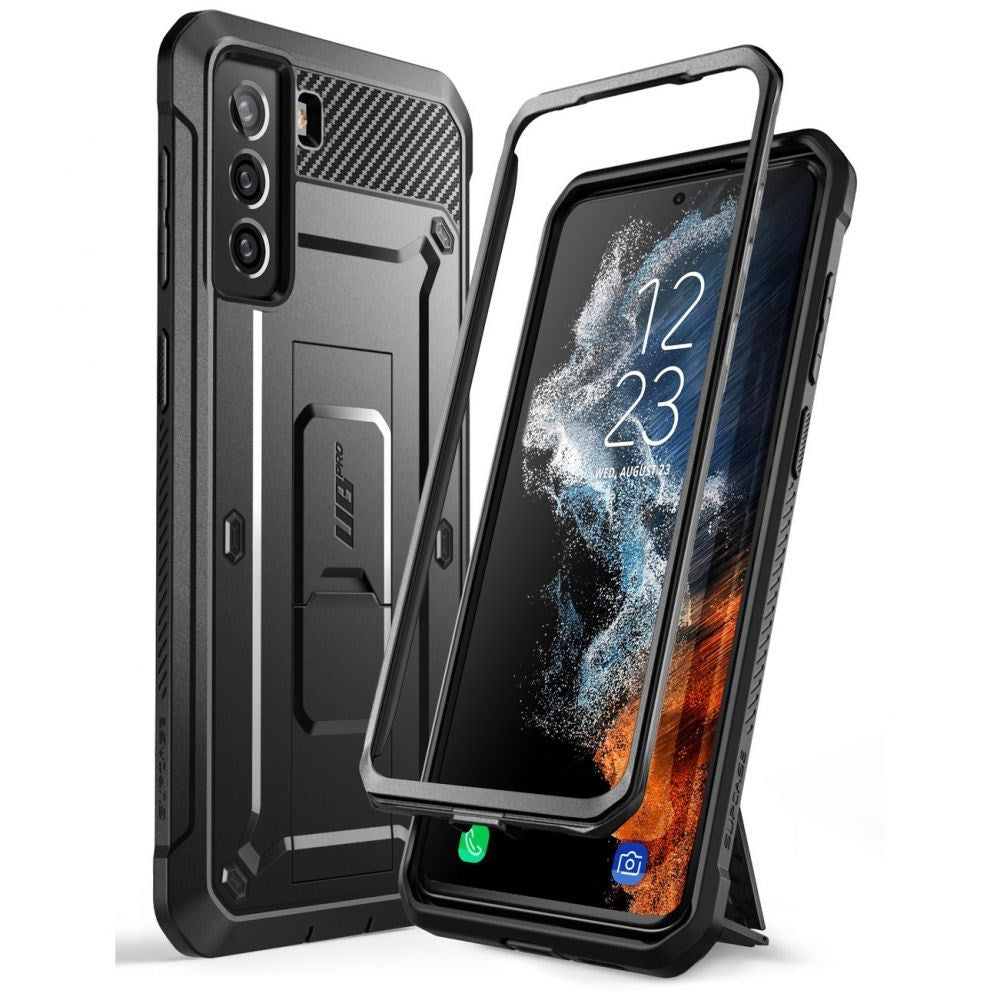 Samsung Galaxy S22+ (Plus) SUPCASE Unicorn Beetle Pro Tough Case w. Screen Protector - Black