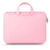 Tech-Protect Neoprene MacBook / Laptop Sleeve 13-14" w. Handle and Extra Compartment (34 x 25 cm) - Pink