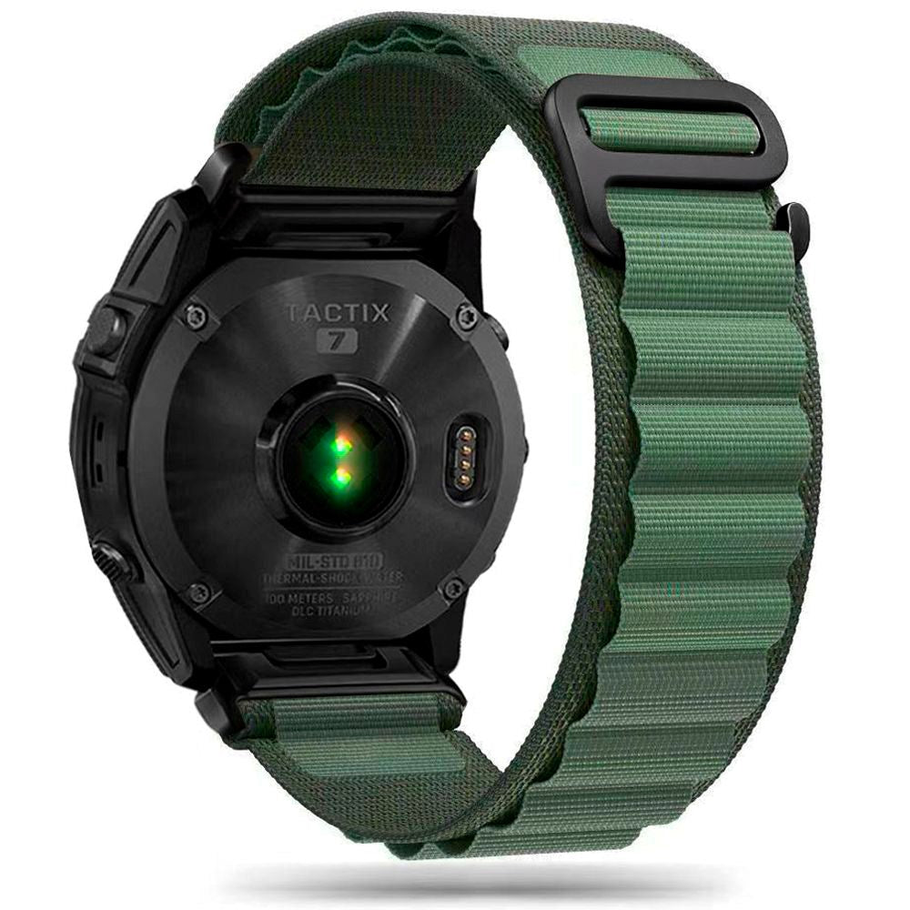 Universal Garmin 22mm QuickFit Tech-Protect Nylon Pro Strap - Green