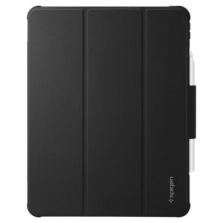 iPad Pro 12.9" (2022 / 2021 / 2020) / (2018) Spigen Rugged Armor Pro Case w. Apple Pencil Holder - Black