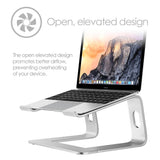 Desire2 Supreme Pro Laptop & MacBook Stand - Silver Aluminium