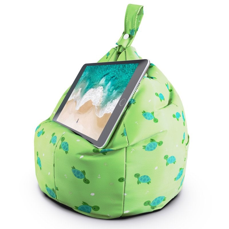 Planet Buddies Mobile / Tablet Bean Bag Chair - Green / Turtle