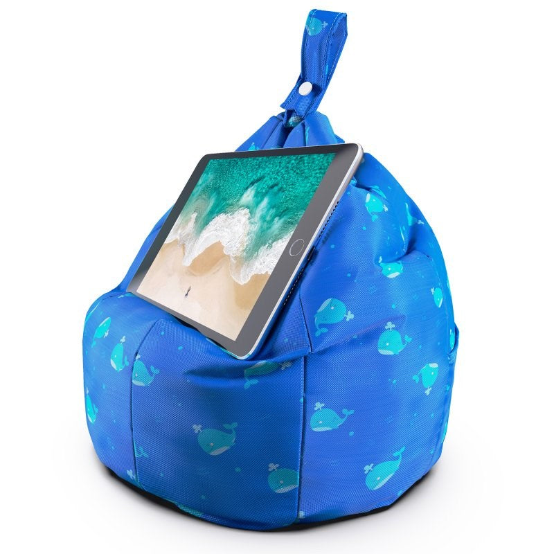 Planet Buddies Mobile / Tablet Bean Bag Chair - Blue / Whale