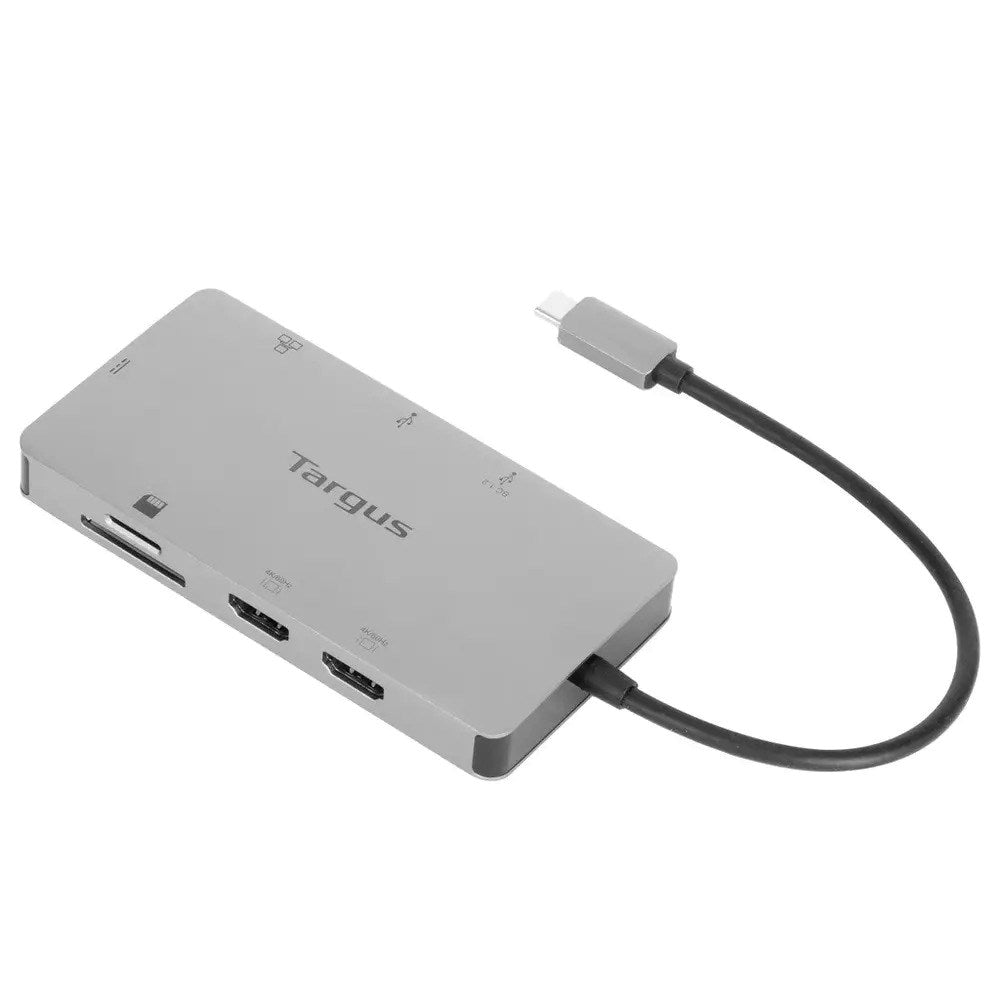 Targus 100W USB-C Hub Docking Station - Silver