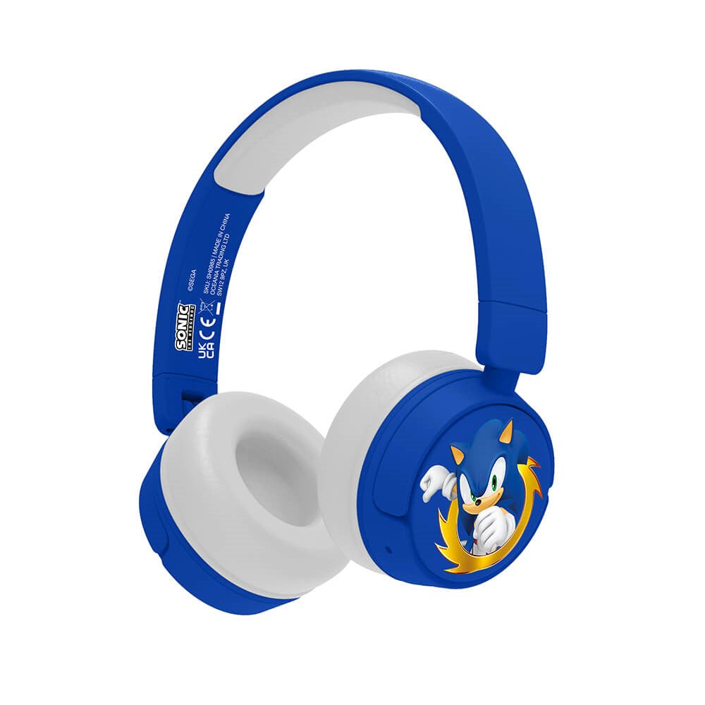 Wireless Children's On-Ear Headset Max. 95dB - 3-7 Years - Sonic - Blue / White