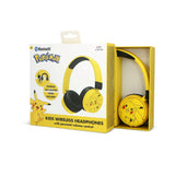 Pikachu OTL On-Ear Wireless Headphones for Kids - Yellow / Black