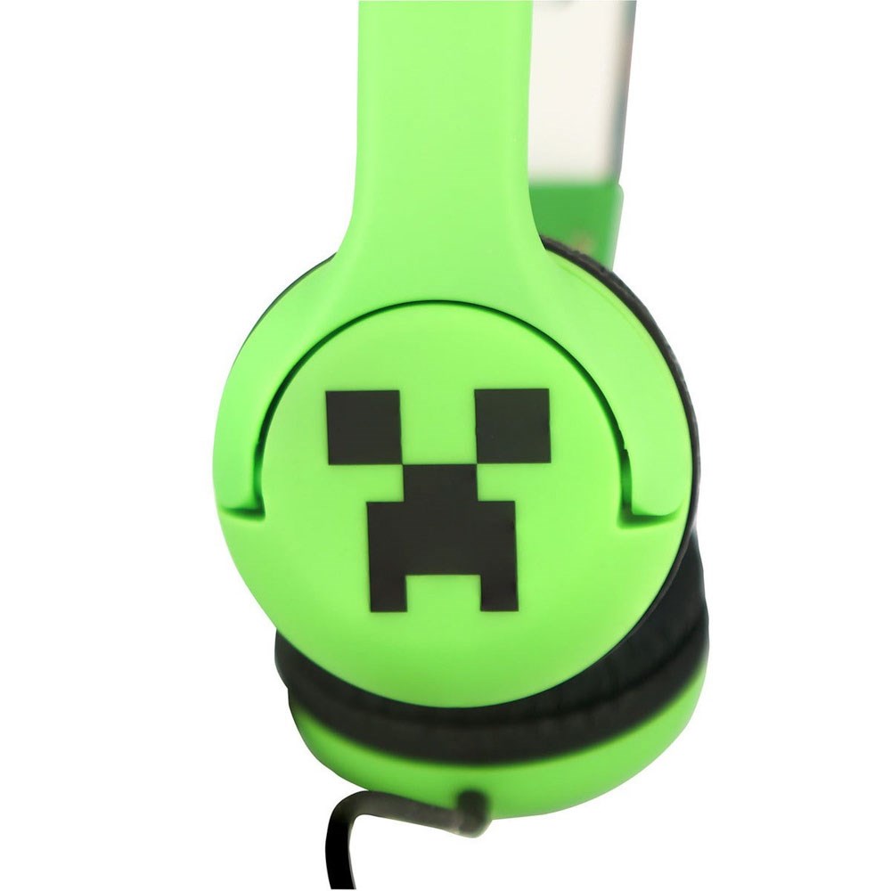 Minecraft OTL On-Ear Headset for Kids with Jack Plug - Max. 85dB - Green