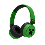 Minecraft OTL On-Ear Wireless Headphones for Kids - Green / Black