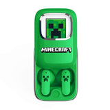 Minecraft OTL True Wireless In-Ear Headset with Slide-Up Charging Case - Green