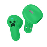 Minecraft OTL True Wireless In-Ear Headset with Slide-Up Charging Case - Green