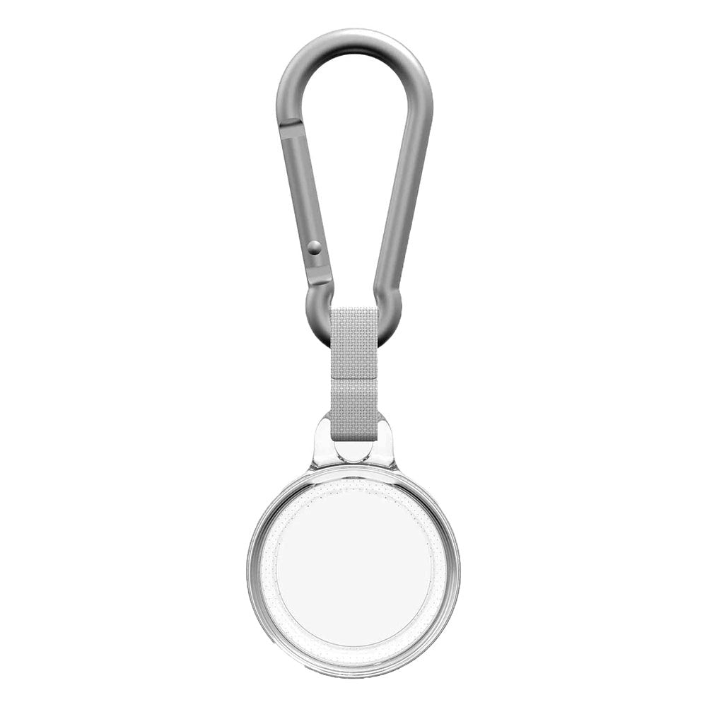 Tech21 EVO Clear AirTag Case w. Carabiner - 2-Pack - Transparent