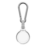 Tech21 EVO Clear AirTag Case w. Carabiner - 2-Pack - Transparent