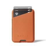 Mujjo Magnetic Leather Wallet - MagSafe Compatible - Tan