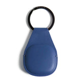 Mujjo Canopy Leather Keychain for AirTag - Blue