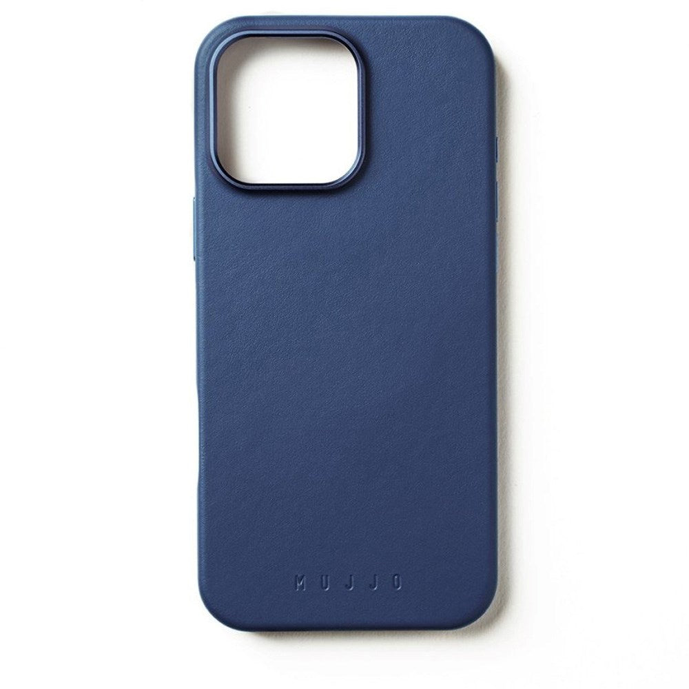 Mujjo iPhone 16 Pro Max Leather Case - MagSafe Compatible - Blue