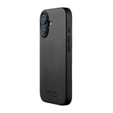 Mujjo iPhone 17 Leather Case - MagSafe Compatible - Black