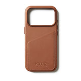Mujjo iPhone 17 Pro Wallet Leather Case - MagSafe Compatible - Tan