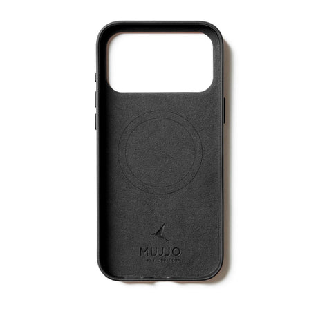 Mujjo iPhone 17 Pro Max Leather Case - MagSafe Compatible - Black