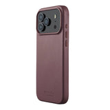 Mujjo iPhone 17 Pro Max Leather Case - MagSafe Compatible - Bronze Red