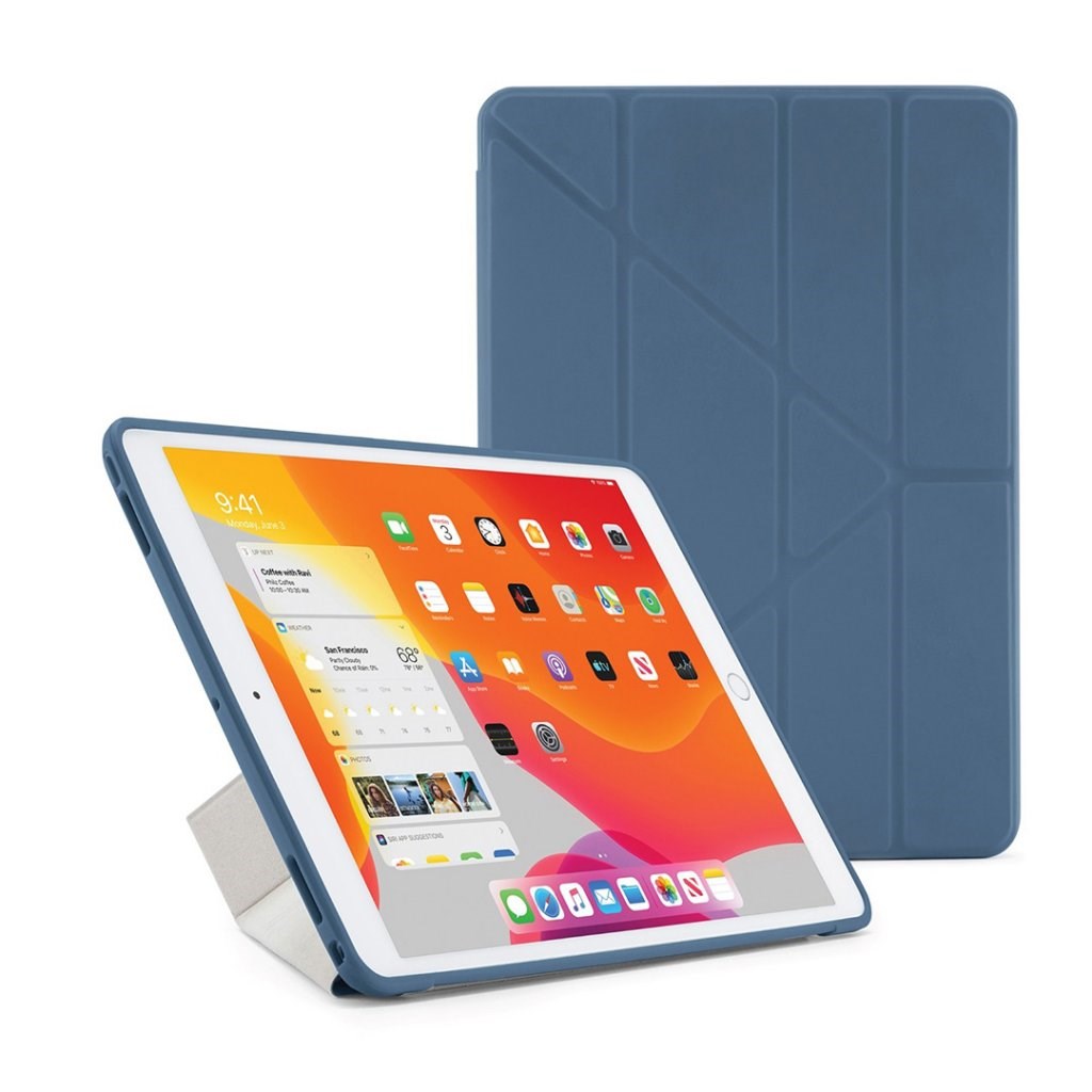 iPad 10.2 "(2021 / 2020 / 2019) Pipetto Origami Case - Blue