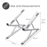 Desire2 Portable Laptop Stand - Dimensions: 10-15,6" - Silver