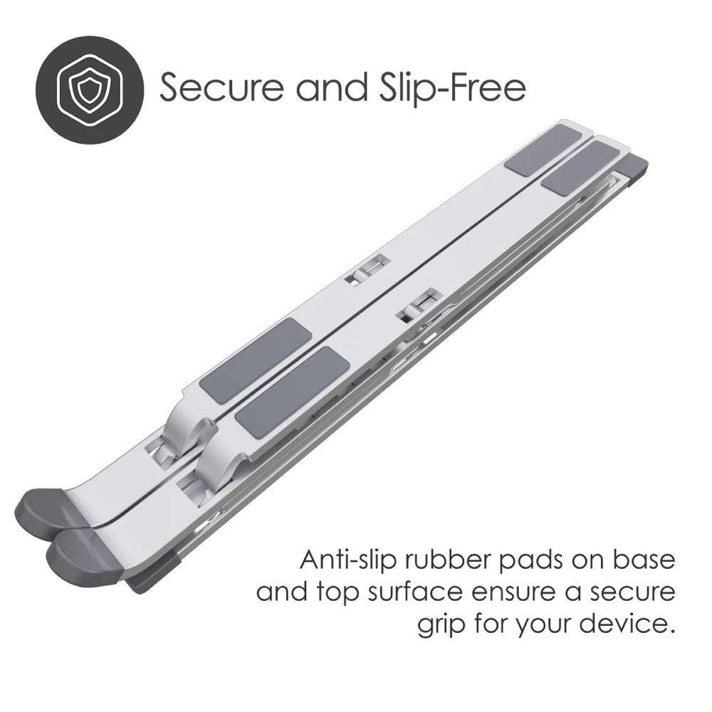 Desire2 Portable Laptop Stand - Dimensions: 10-15,6" - Silver