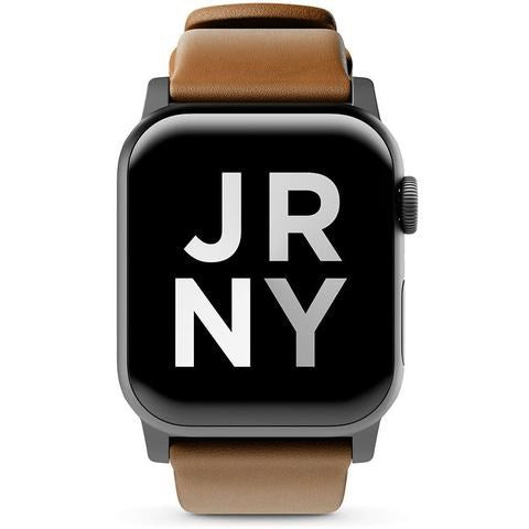 Journey Leather Apple Watch (42-45mm) Strap - Light Brown