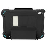 iPad 11" (2025) / iPad 10.9" (2024 / 2022) Targus Tough Case w. Protective Film and Kickstand - Black / Light Blue