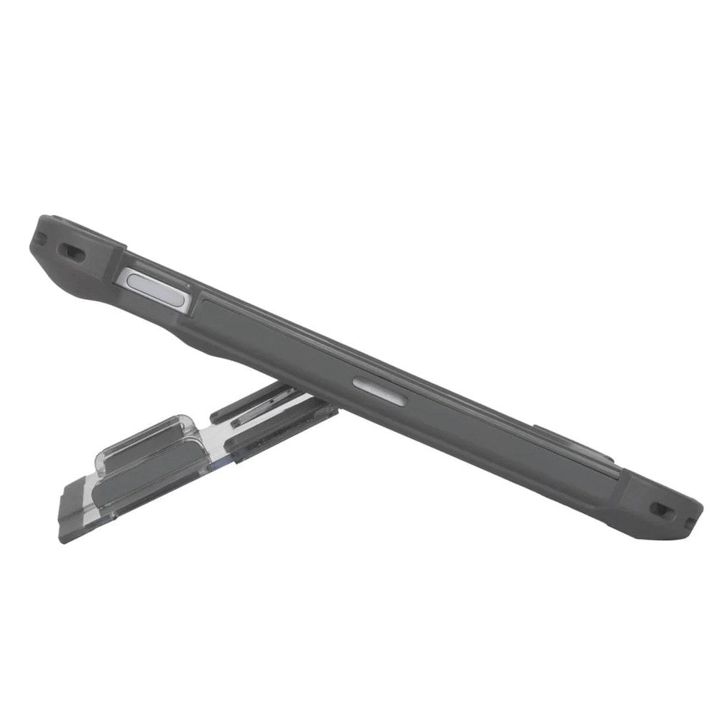 iPad Air 11" (2025 / 2024) / iPad Air (2022 / 2020) / iPad Pro 11" (2022 / 2021 / 2020 / 2018) Targus Tough Case w. Kickstand and Protective Film - Grey / Transparent