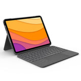 Logitech iPad Air (2022 / 2020) Combo Touch Keyboard (Danish Keyboard with Case) - Gray