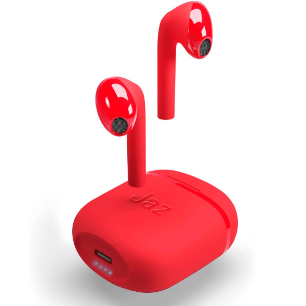 Jaz Silk True Wireless In-Ear Bluetooth Headphones - Red