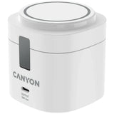Canyon WCS-205 15W Qi2 2-in-1 Wireless Charger - MagSafe Compatible - White