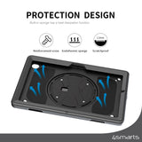 4smarts Rugged Tablet Case GRIP for Samsung Galaxy Tab A9 - Black