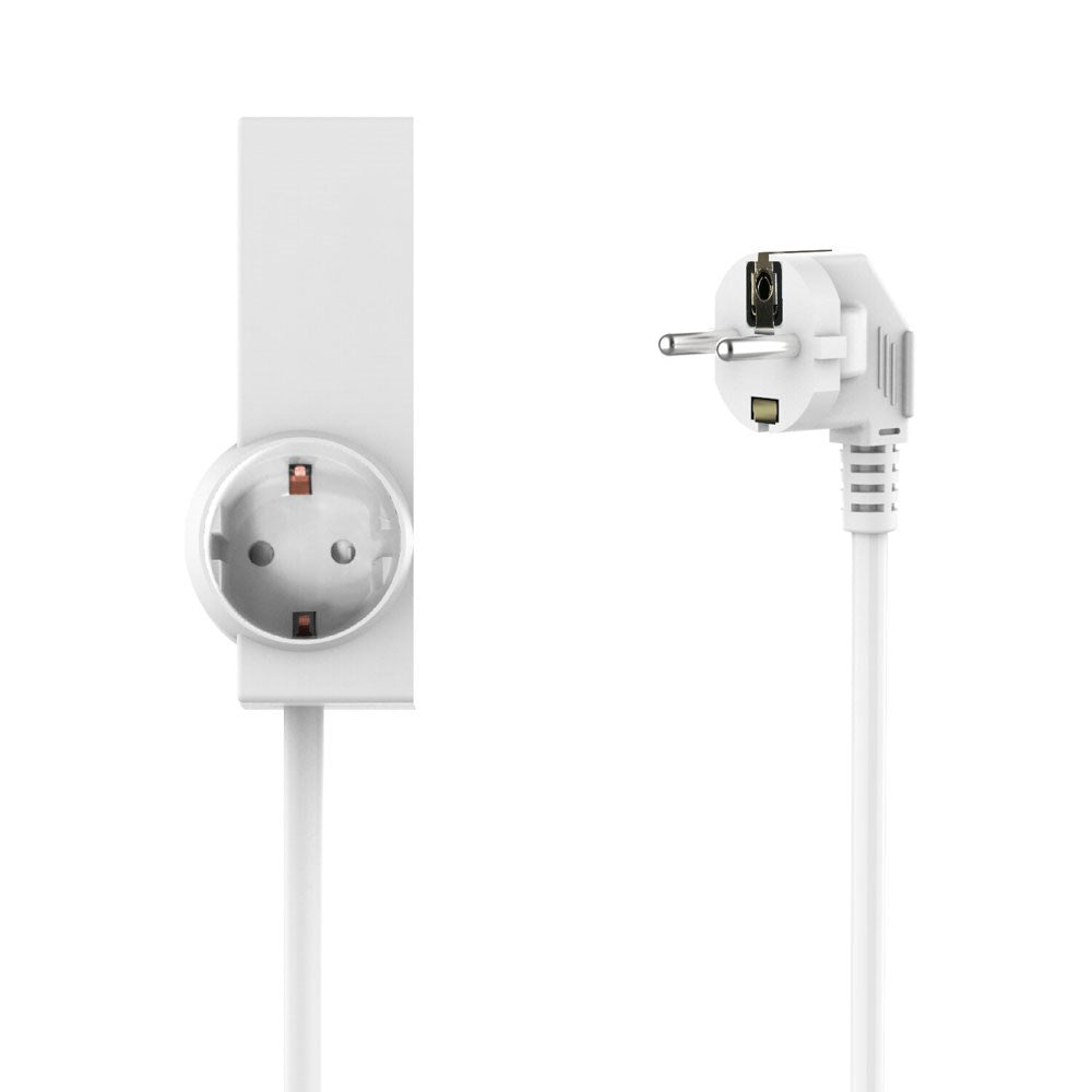 4smarts 6-in-1 GaN 65W Power Strip with 2x AC / 2x USB-C / 2x USB-A – White
