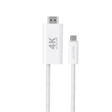 4smarts 100W USB-C to HDMI Cable - 2m - White