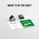 4smarts 2-in-1 Wireless Adapter for Apple CarPlay & Android Auto – Silver