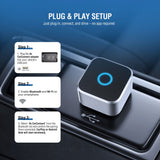 4smarts 2-in-1 Wireless Adapter for Apple CarPlay & Android Auto – Silver
