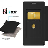 iPhone 17 4smarts Urban Pro Flip Case - MagSafe Compatible - Transparent / Black