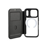 iPhone 17 Pro 4smarts Urban Pro Flip Case - MagSafe Compatible - Transparent / Black