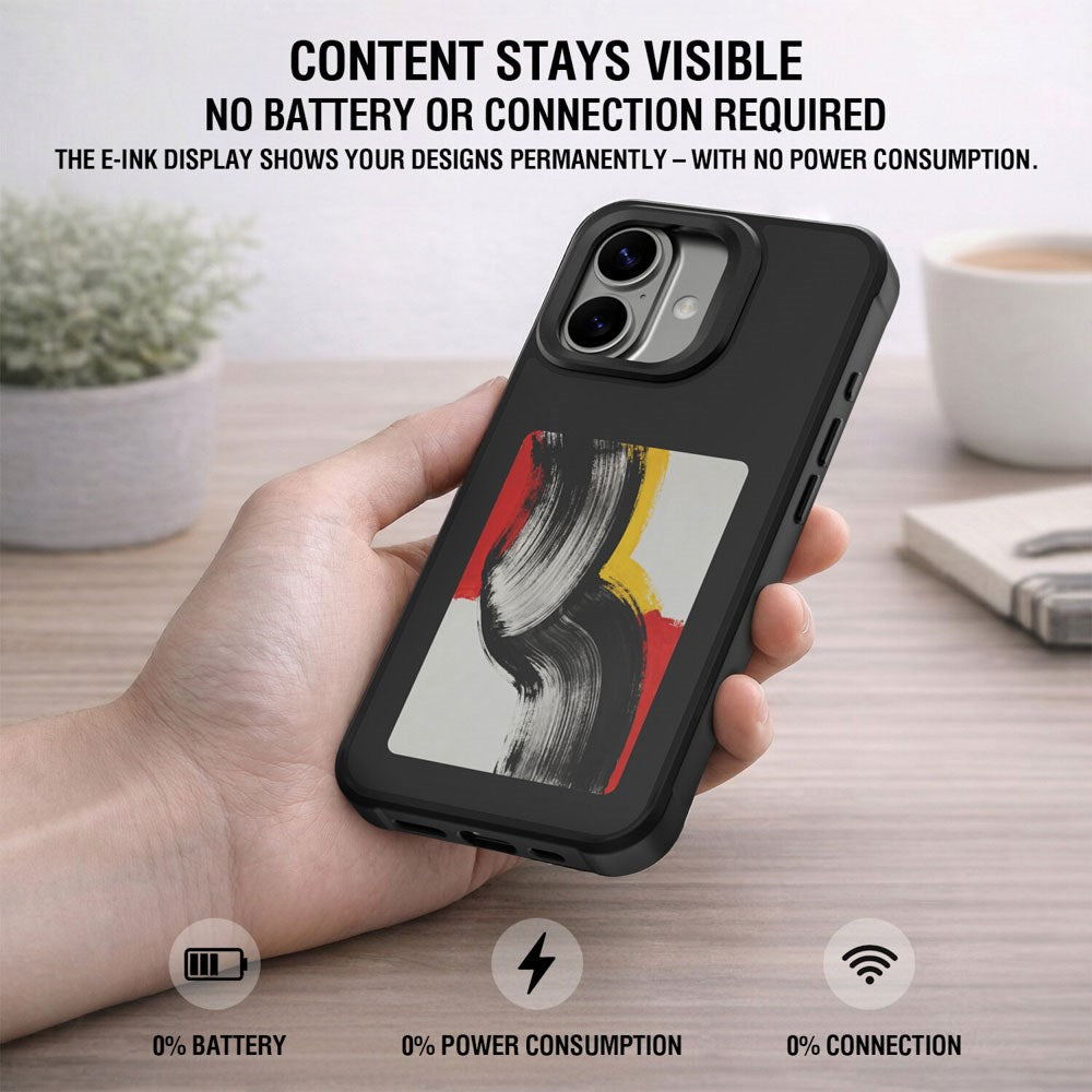 iPhone 17 4smarts E-Ink Case - MagSafe Compatible - Black