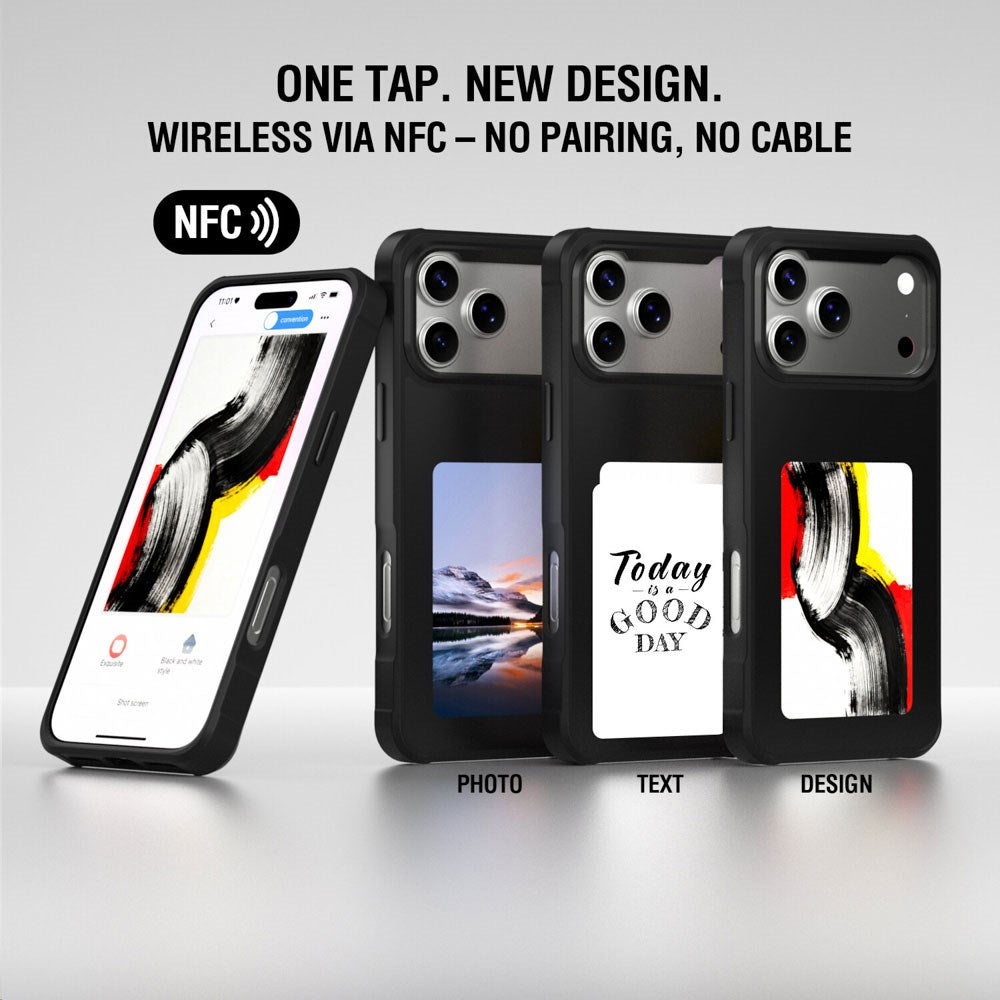 iPhone 17 Pro Max 4smarts E-Ink Case - MagSafe Compatible - Black