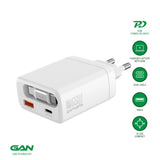 Wall Charger PD (Power Delivery) 65W 4smarts Jojo w. USB-C og USB-A - White