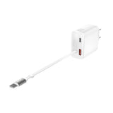 Wall Charger PD (Power Delivery) 65W 4smarts Jojo w. USB-C og USB-A - White
