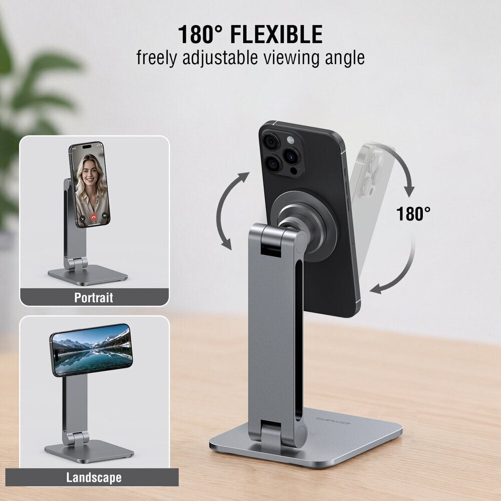 4smarts Magnetic Tablet / Mobile Holder ErgoPro Table Stand - Grey