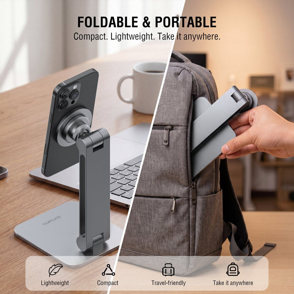 4smarts Magnetic Tablet / Mobile Holder ErgoPro Table Stand - Grey