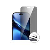 iPhone 18 Pro Max 4Smarts Second Glass Screen Protector with Installation Frame - Privacy Function - Transparent