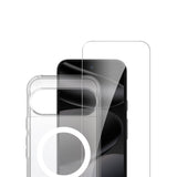 Google Pixel 11 / 11 Pro / 10 / 10 Pro / 9 / 9 Pro 4Smarts 360° Protection Set with Case & Screen Protection Glass - Qi2 Compatible - Transparent