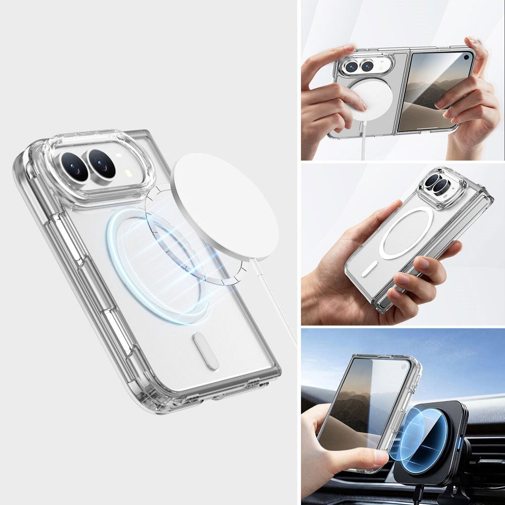 iPhone Duo 4Smarts 360° Protection Set with Case & Screen Protection Glass - MagSafe Compatible - Transparent